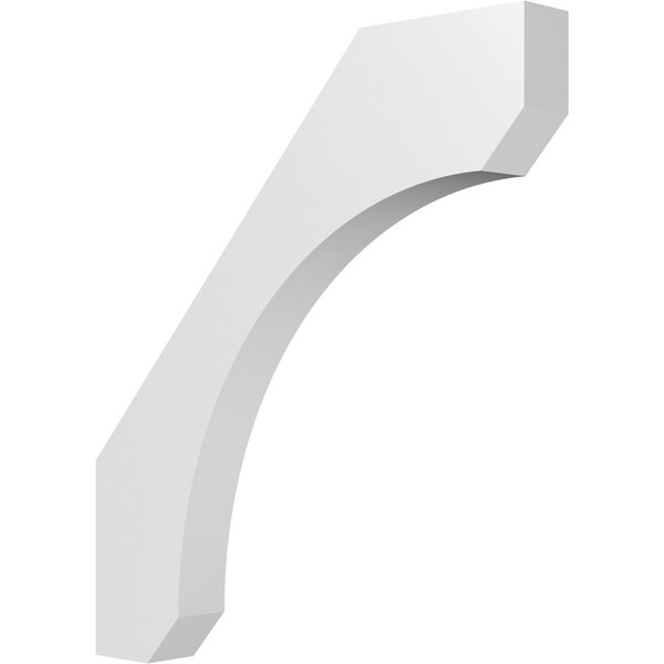 Ekena Millwork 3 1/2-in. W x 28-in. D x 32-in. H Legacy Architectural Grade PVC Knee Brace BRCP035X28X32LEC - main